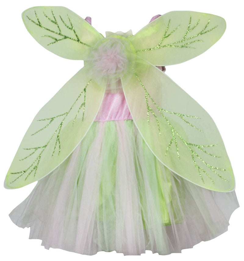 Petitebella Fairy Costume Dress 1-10y (Light Green, 6-8 Years) - Image 2